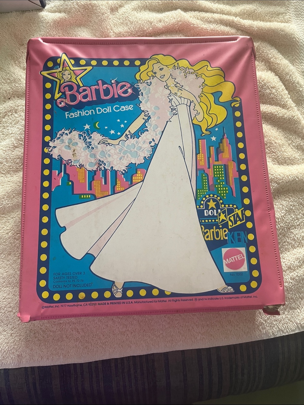 Mattel Barbie Fashion Doll Case — Pink & Blue